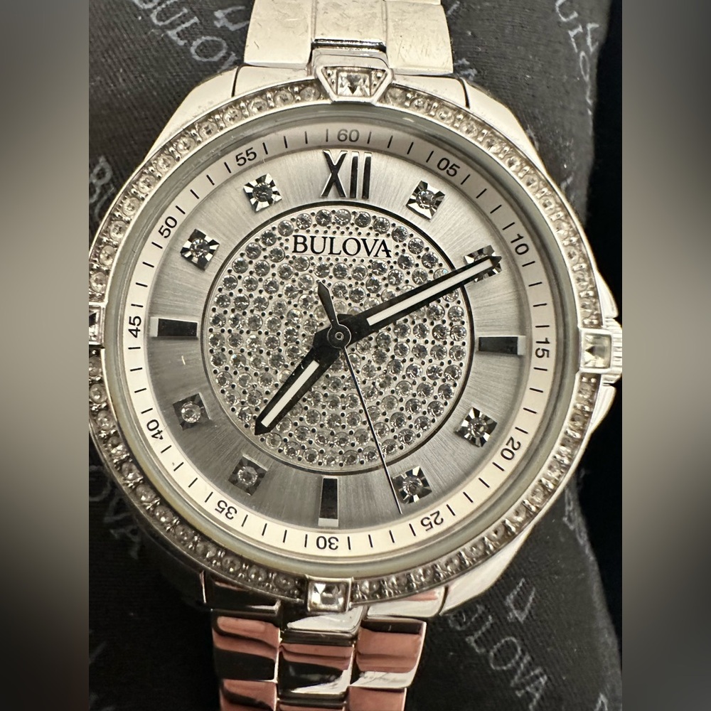 Bulova stainless steel woman’s watch